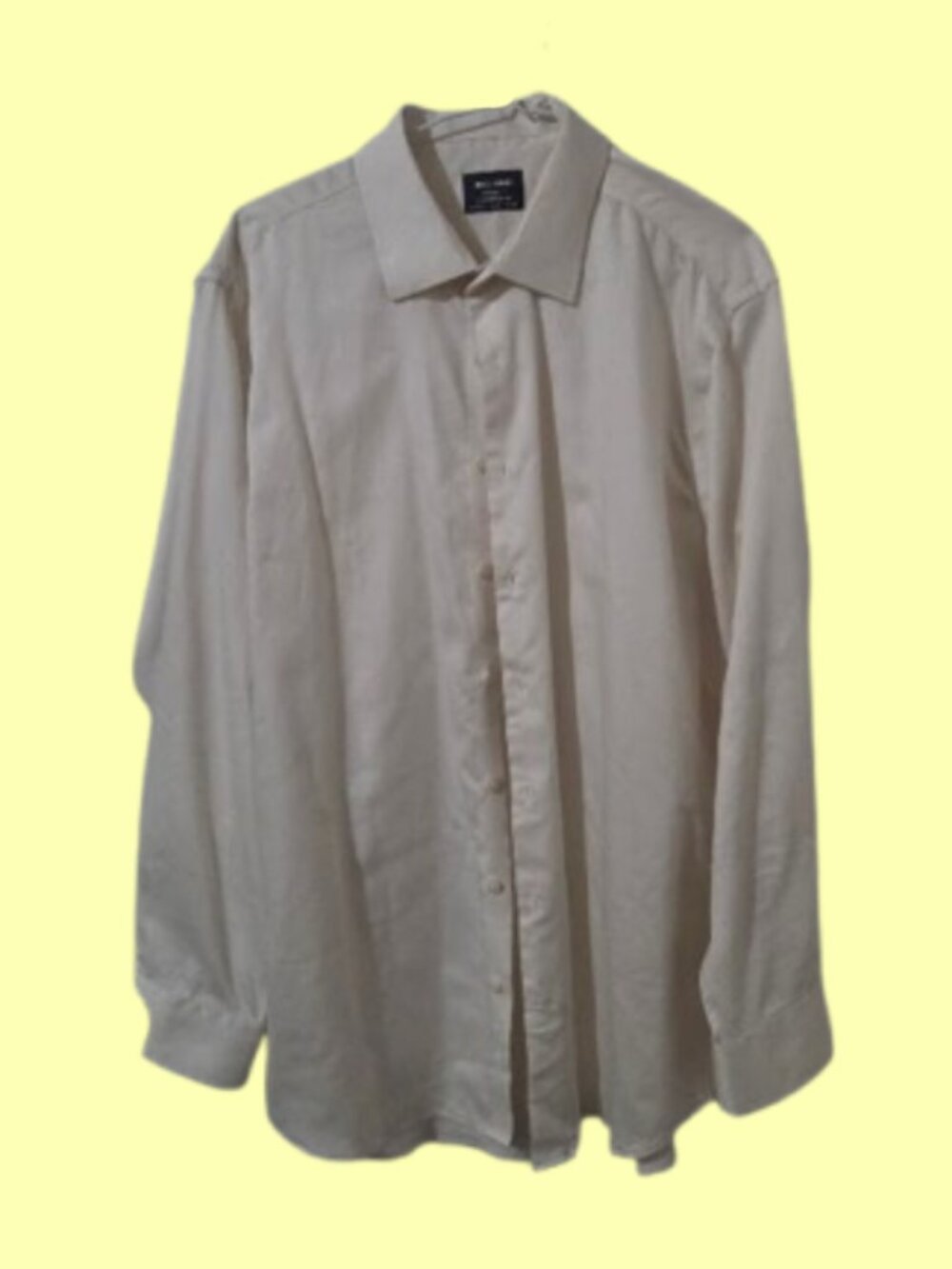 Bellisimo Tan Long Sleeve Button Up Dress Shirt